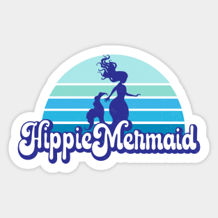 Hippie Mermaid Sticker
